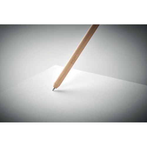 Runder Kugelschreiber aus Bambus - Image 2